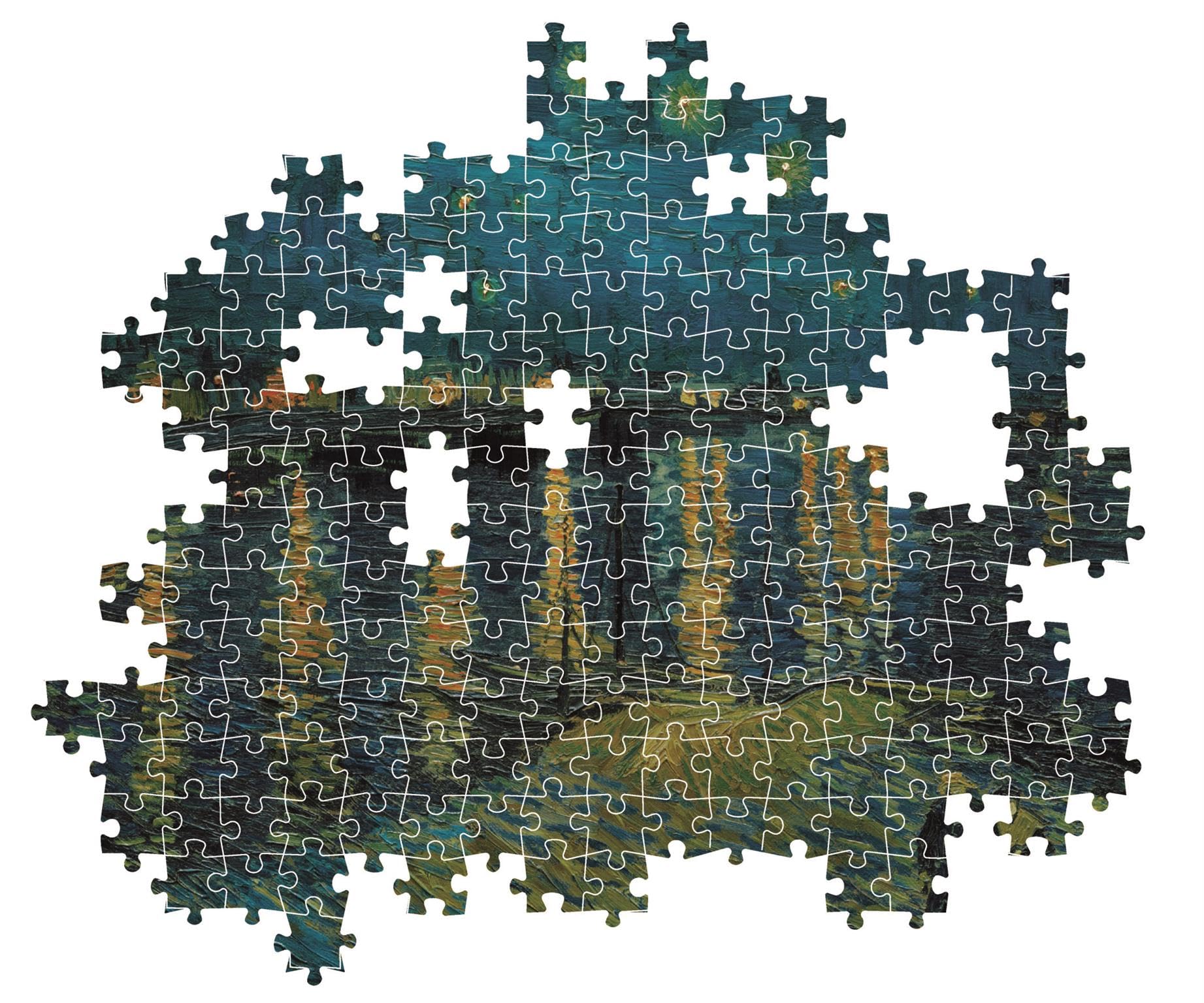 Clementoni - PZ1000: MUSEUM: STARRY NIGHT ON THE RHONE - VAN GOGH