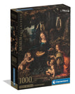 Clementoni - PZ1000: MUSEUM: THE VIRGIN OF THE ROCKS - DA VINCI