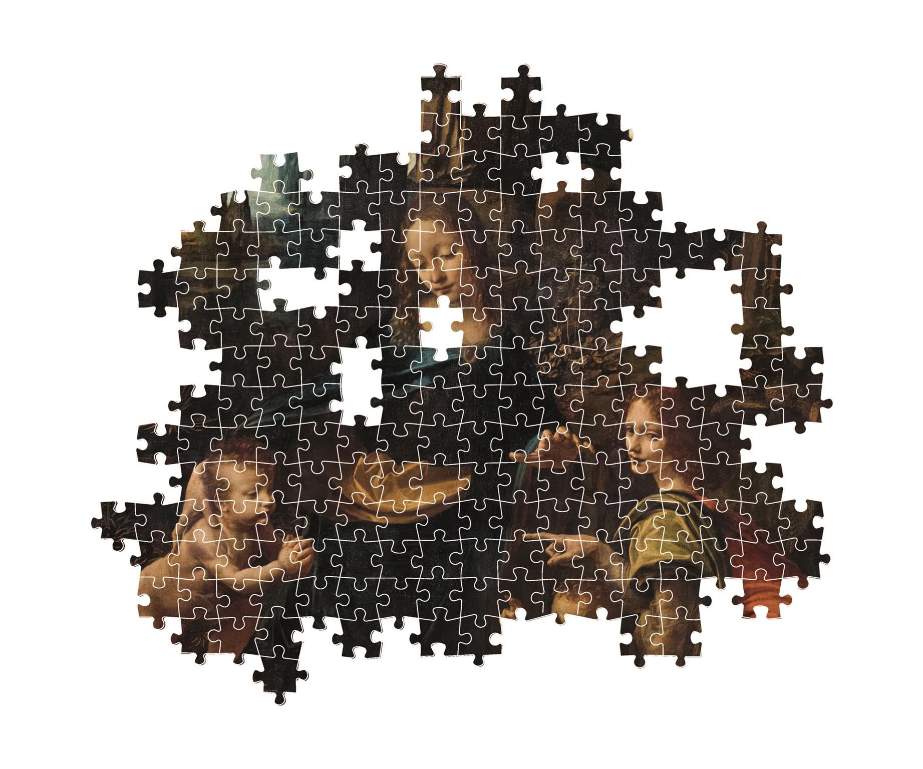 Clementoni - PZ1000: MUSEUM: THE VIRGIN OF THE ROCKS - DA VINCI