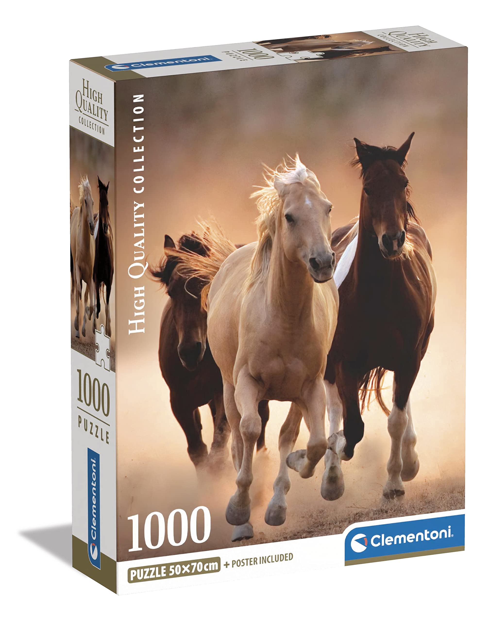 Clementoni - PZ1000:RUNNING HORSES