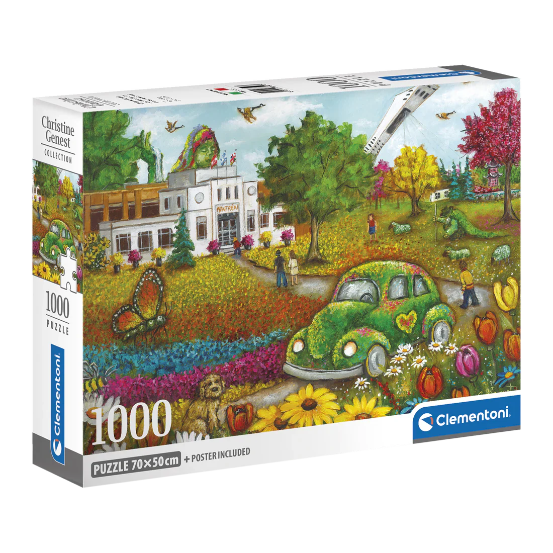Clementoni - PZ1000: THE BOTANICAL GARDEN