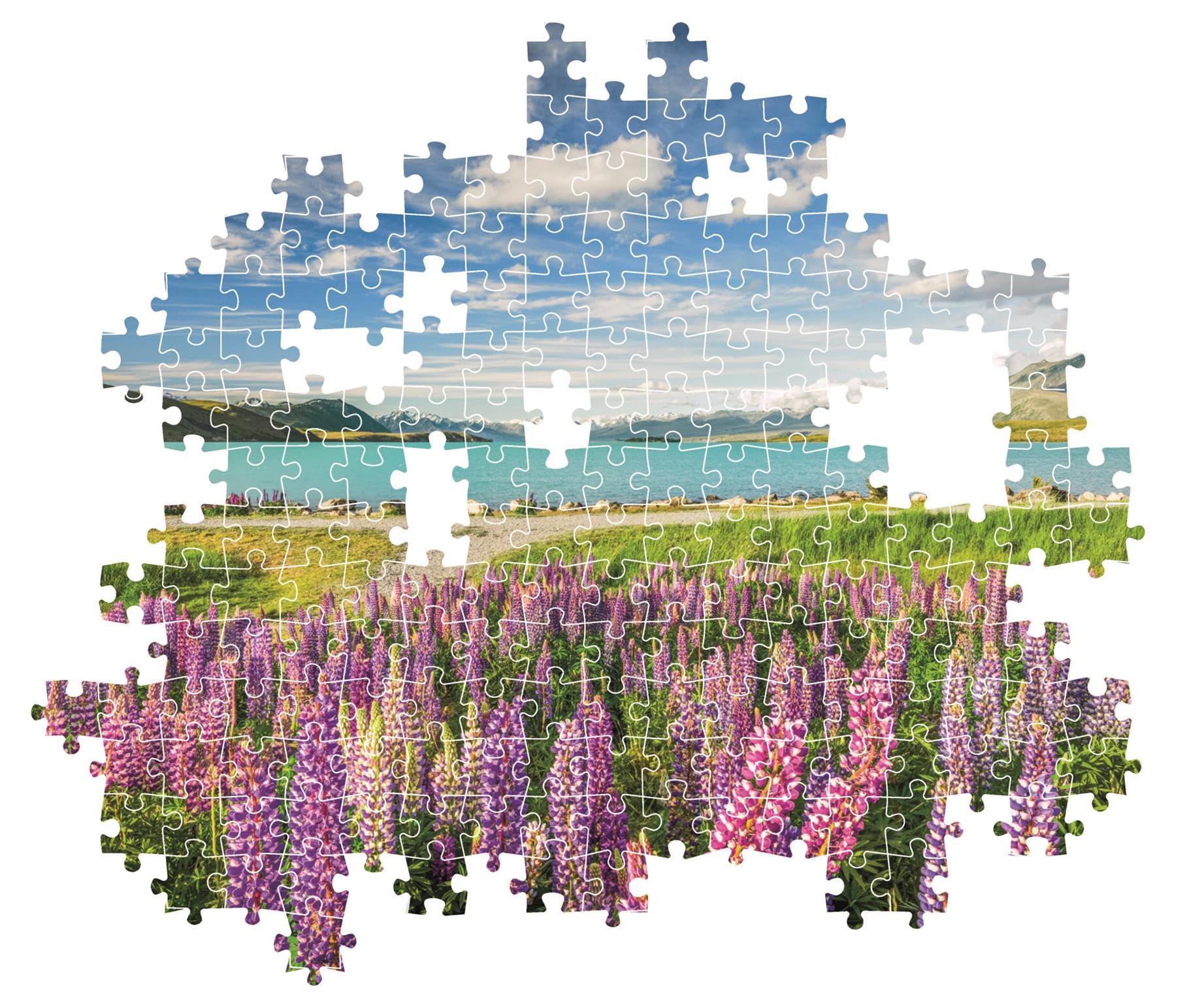 Clementoni - PZ1500: LUPINS AT LAKE TEKAPO