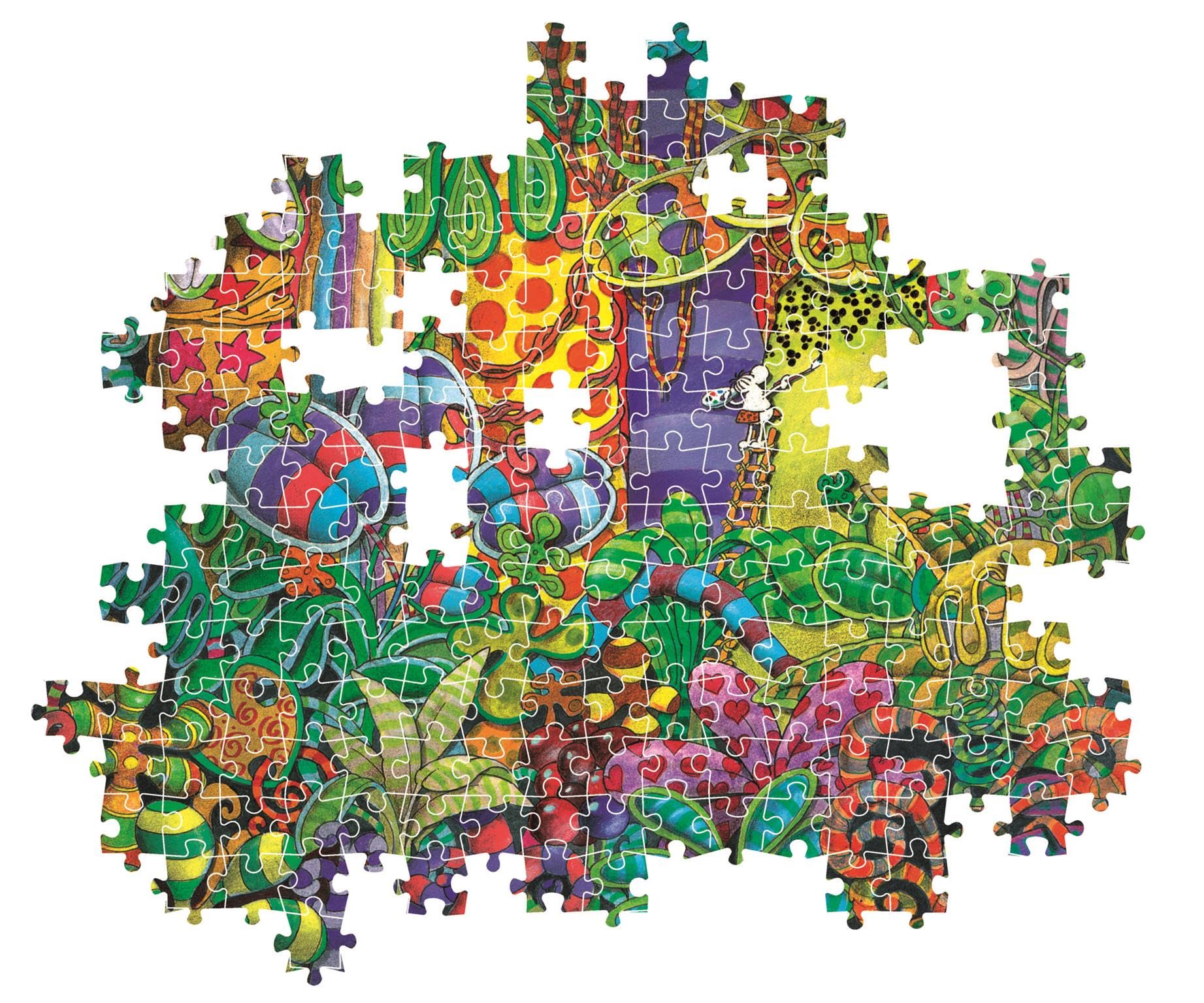 Clementoni - PZ1500: MORDILLO: MULTICOLOURED PLANTS