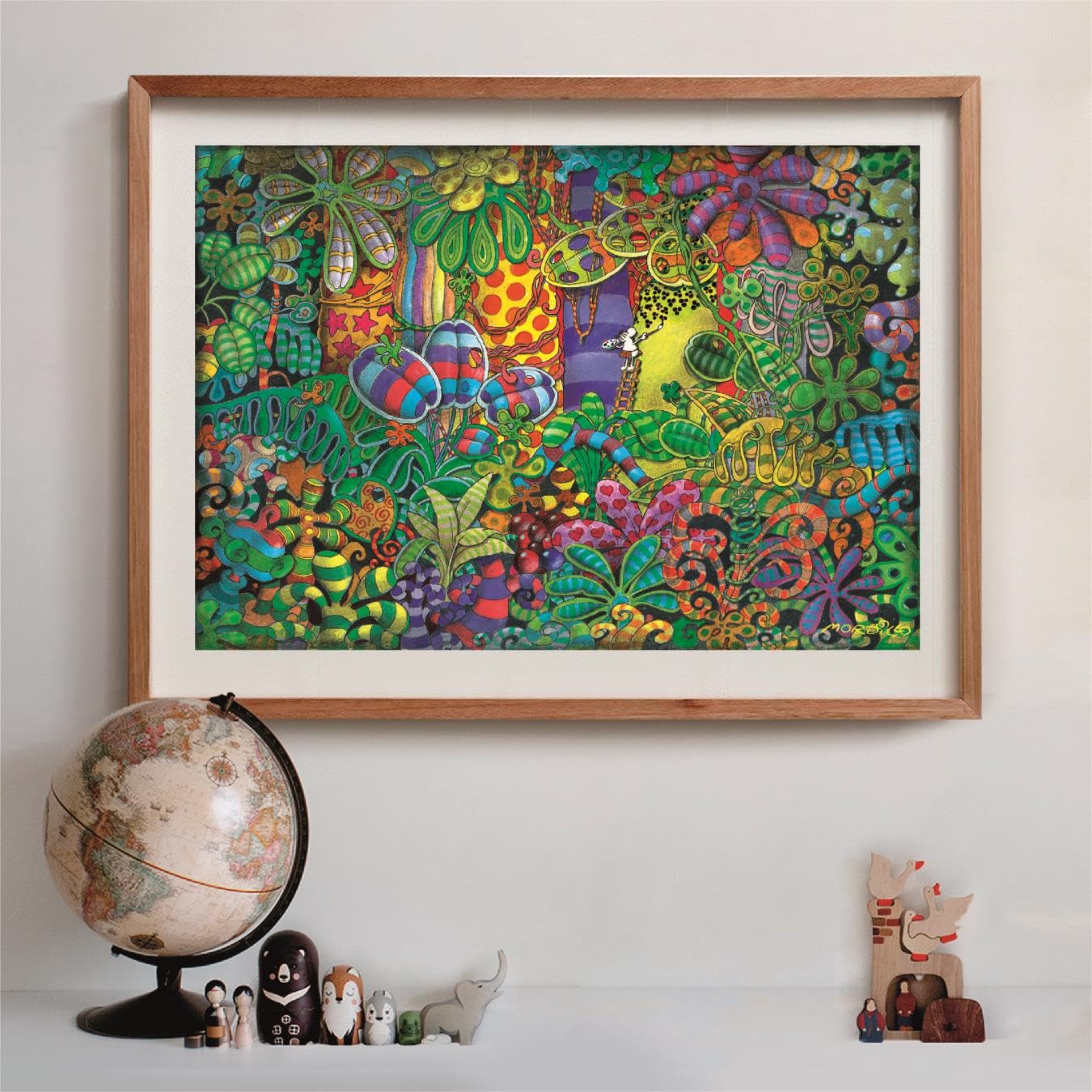Clementoni - PZ1500: MORDILLO: MULTICOLOURED PLANTS