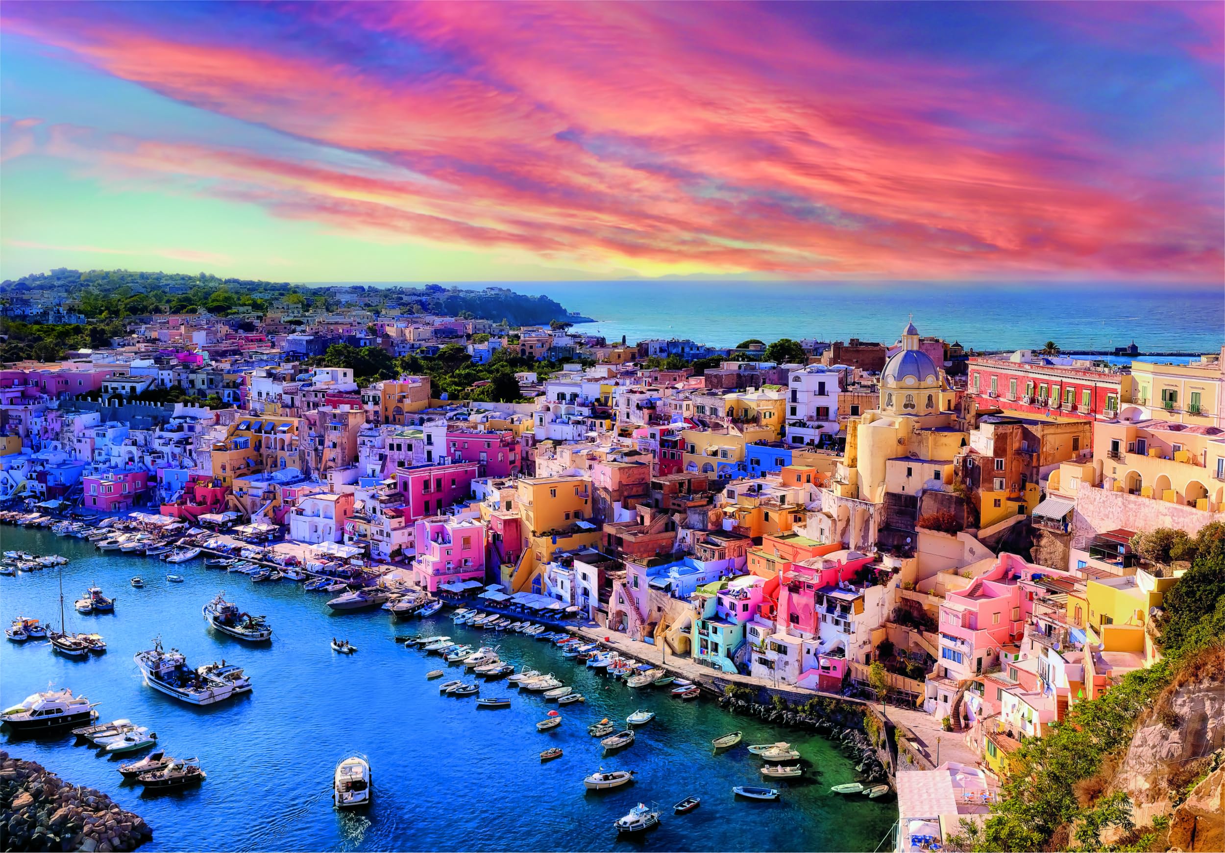 Clementoni - PZ1500: PICTURESQUE PROCIDA ISLAND