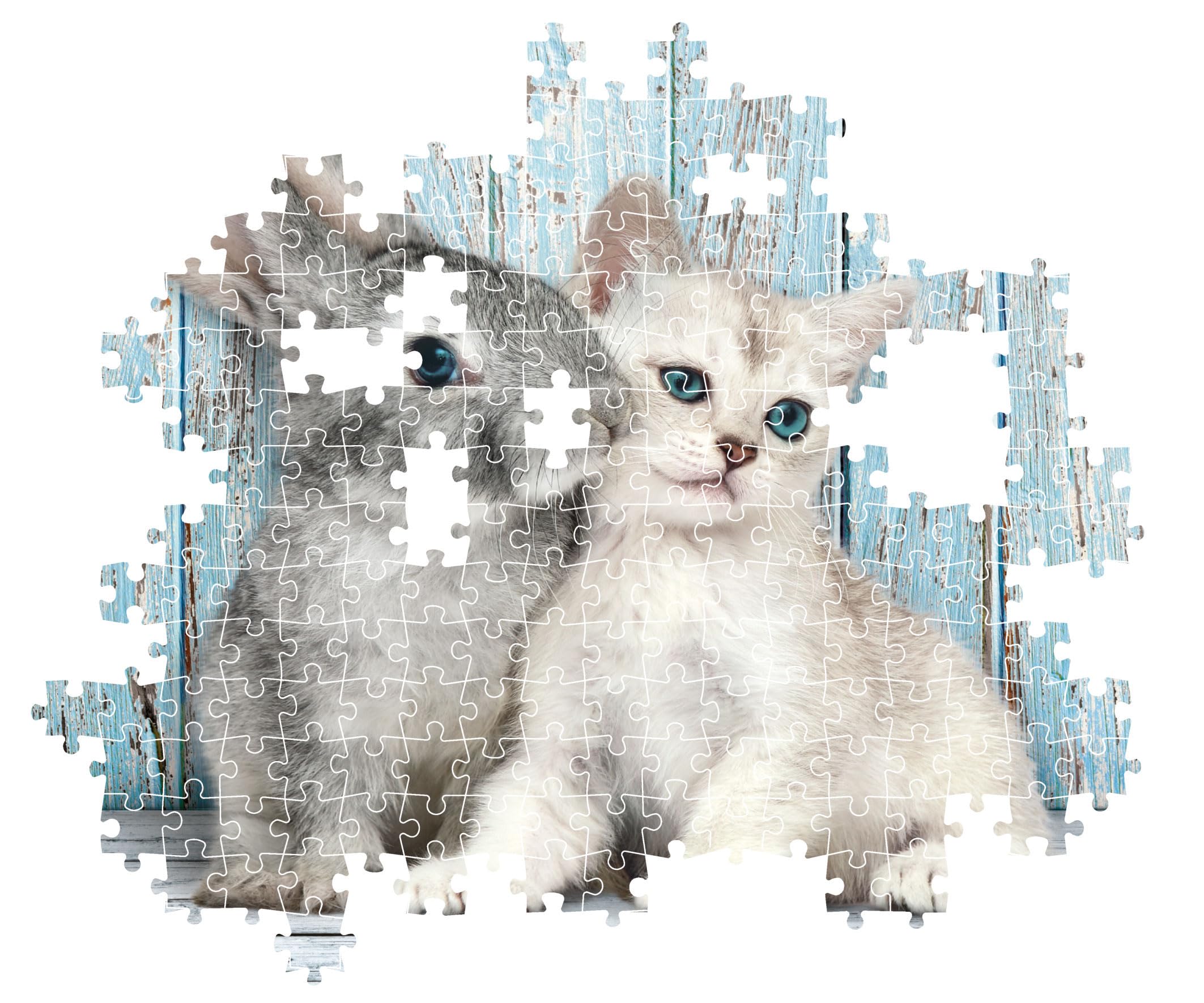 Clementoni - PZ500: CAT & BUNNY