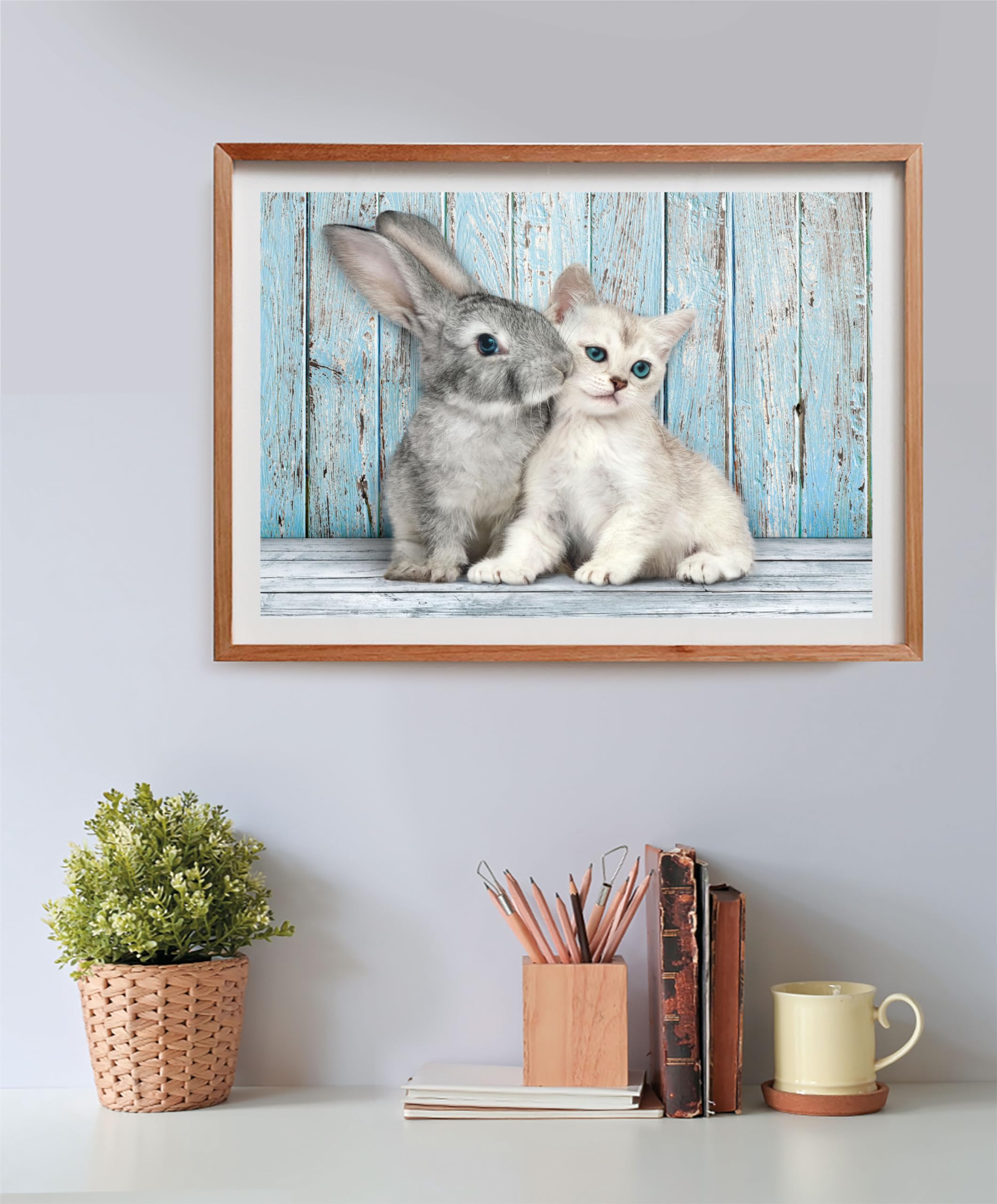 Clementoni - PZ500: CAT & BUNNY