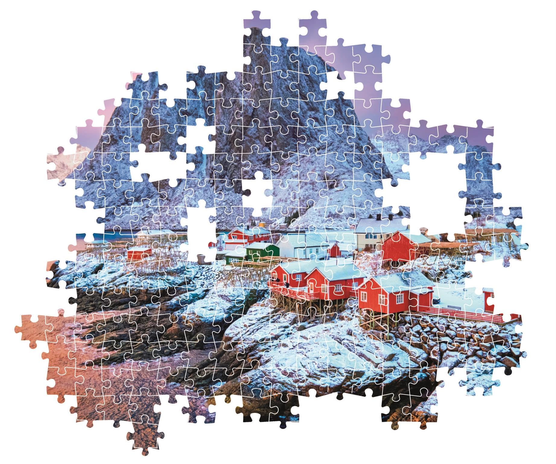 Clementoni - PZ500: HAMNOY VILLAGE