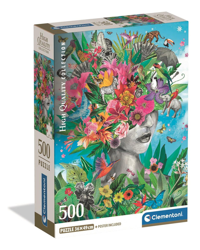 Clementoni - PZ500: HEAD IN THE JUNGLE