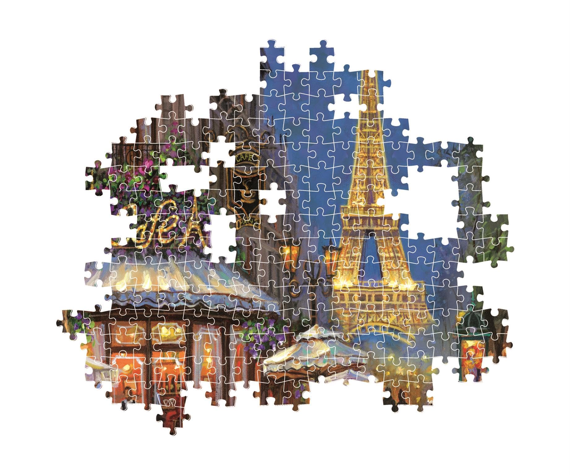Clementoni - PZ500: NIGHT AT THE EIFFEL CAFÉ