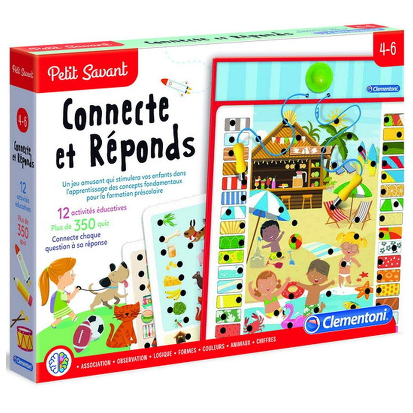 Clementoni - Petit Savant - Connecte Et Reponds (FR)