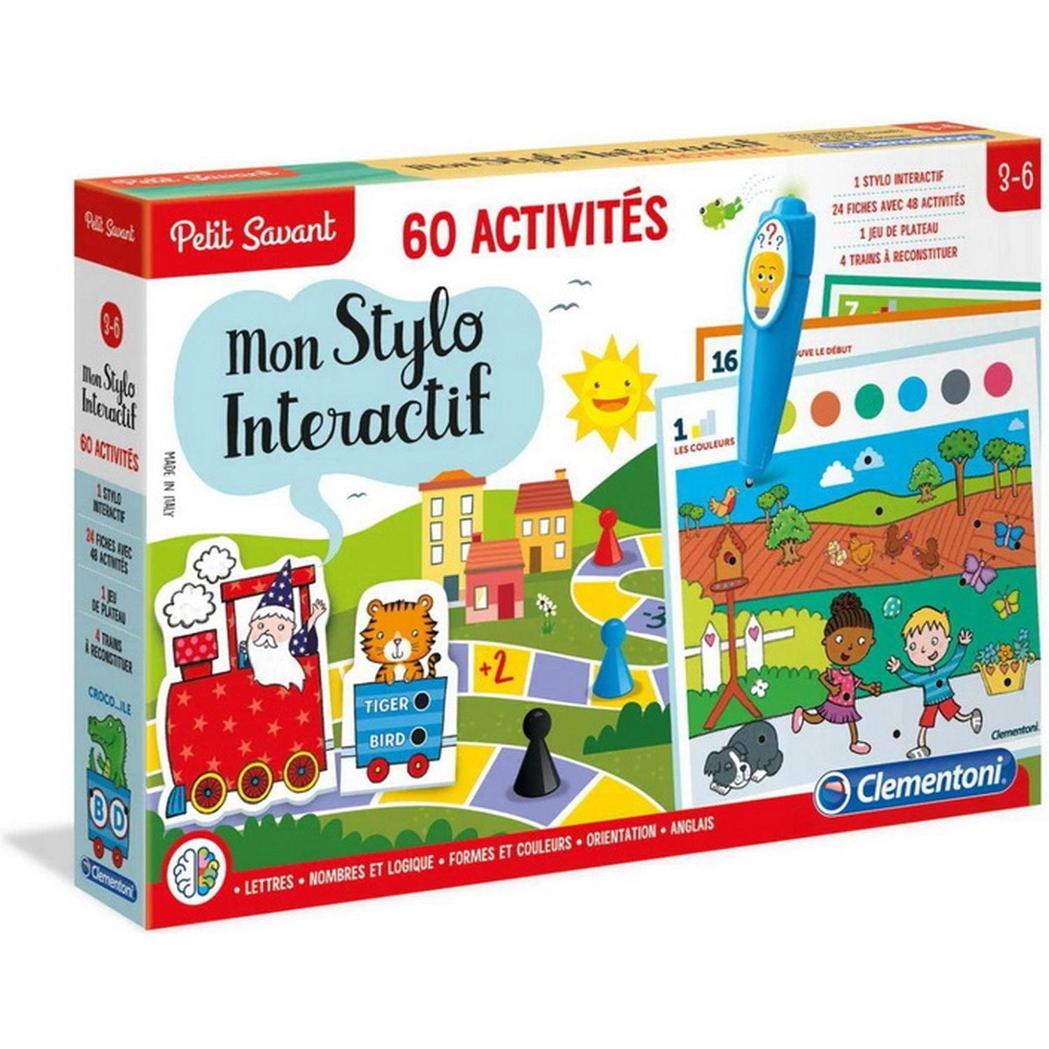 Clementoni - Petit Savant - Mon Stylointeractif - 60 Activites (FR)