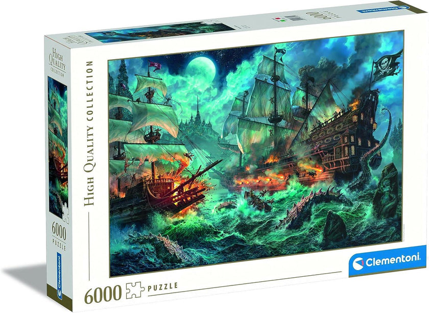 Clementoni - Pirates Battle (6000-Piece Puzzle)