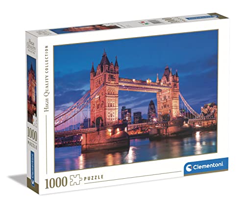 Clementoni - Puzzle 1000: Tower Bridge At Night