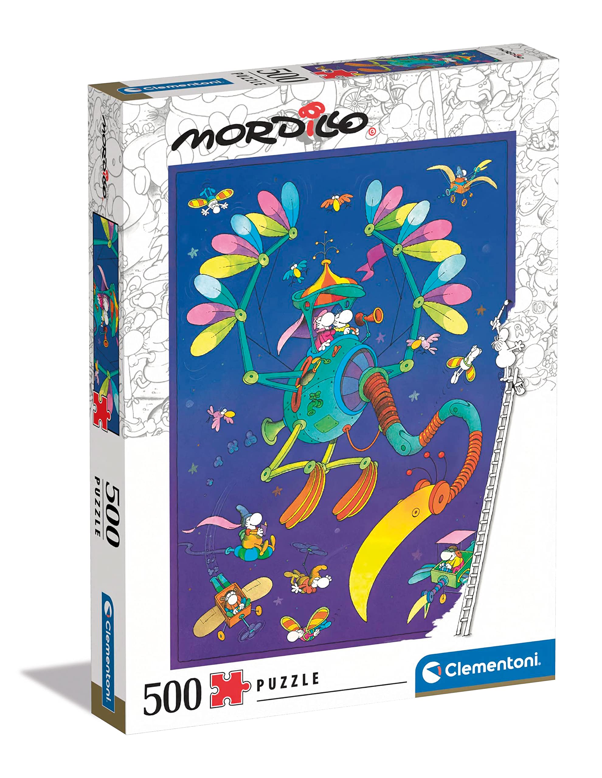 Clementoni - Pz500: Mordillo - Flying Machine