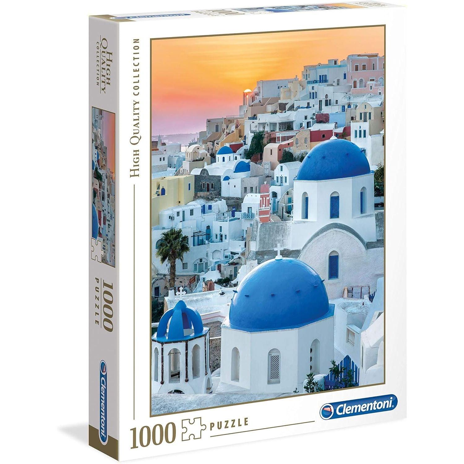 Clementoni - Santorini (Jigsaw Puzzle 1000 pièces)