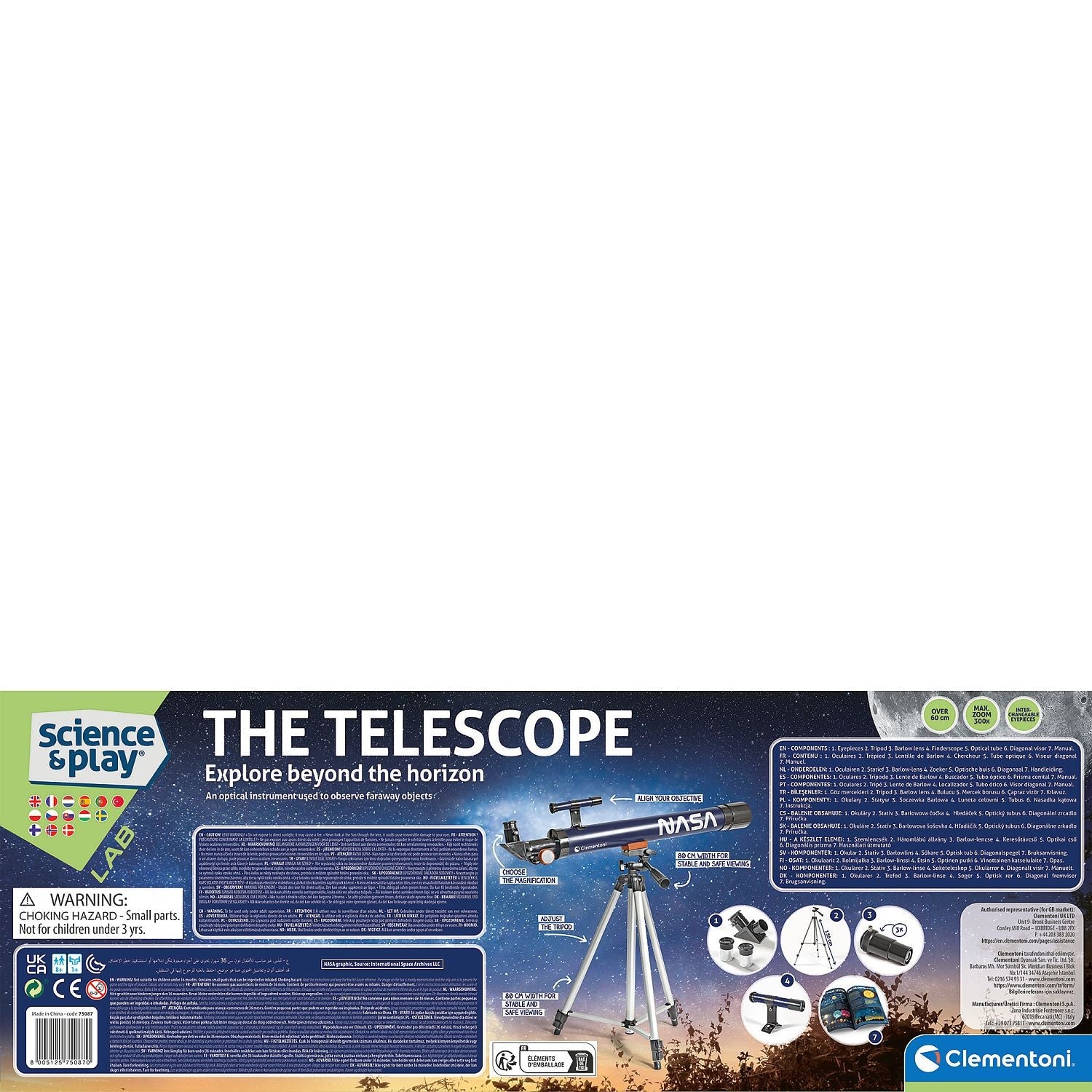 Clementoni - Science & Jeu: Le Téléscope