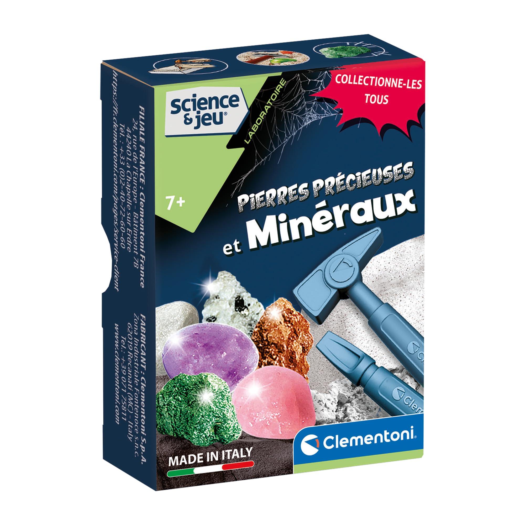 Clementoni - Science & Jeu : Pierres Précieuses et Minéraux