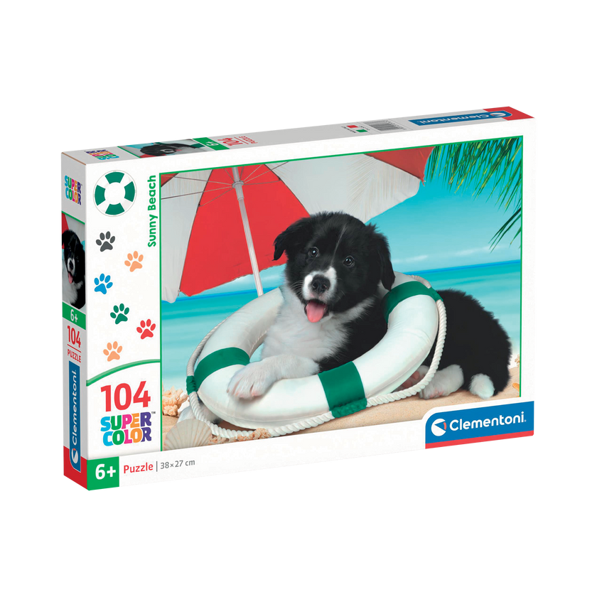 Clementoni - Sunny Beach (Puzzle 10 pièces)