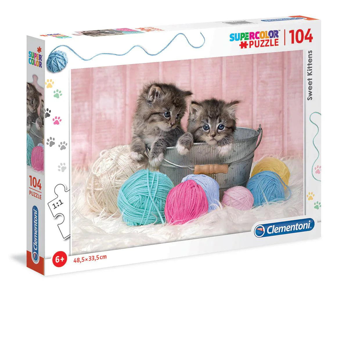Clementoni - Sweet Kittens (104-Piece Puzzle)