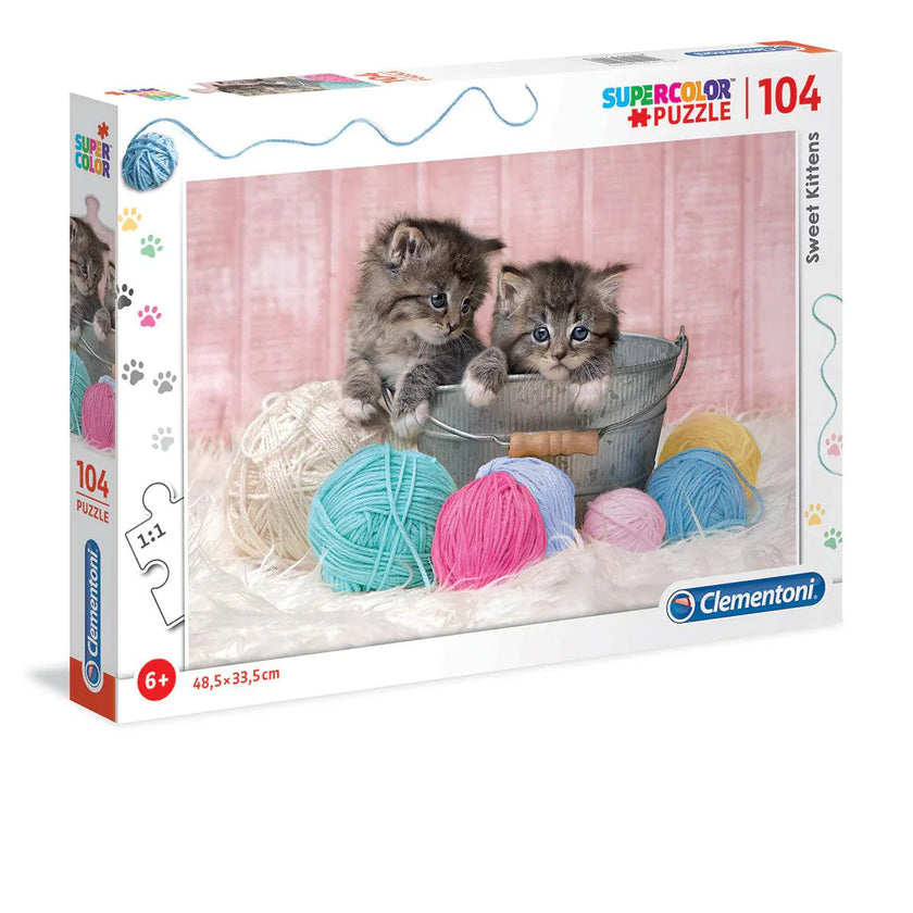 Clementoni - Sweet Kittens (104-Piece Puzzle)