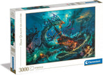 Clementoni - The Underwater Battle (3000-Piece Puzzle)