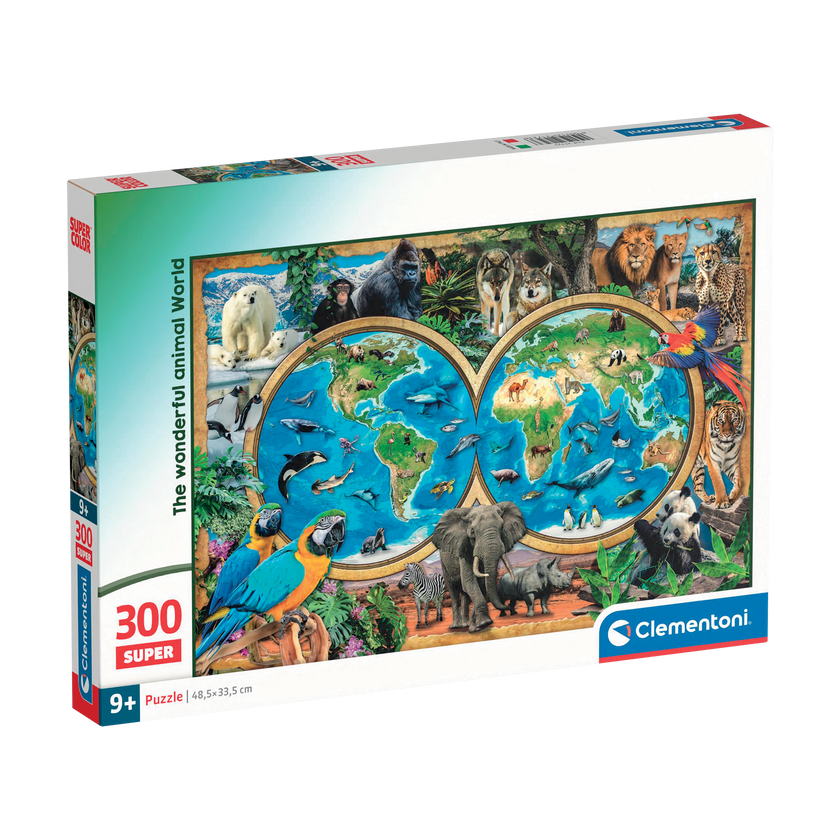 Clementoni - The Wonderful Animal World (300-Piece Puzzle)