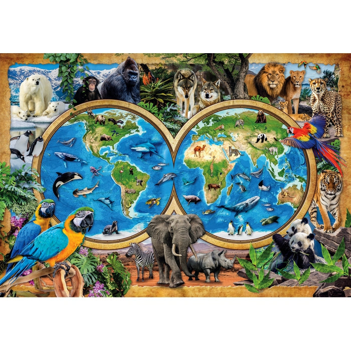 Clementoni - The Wonderful Animal World (300-Piece Puzzle)