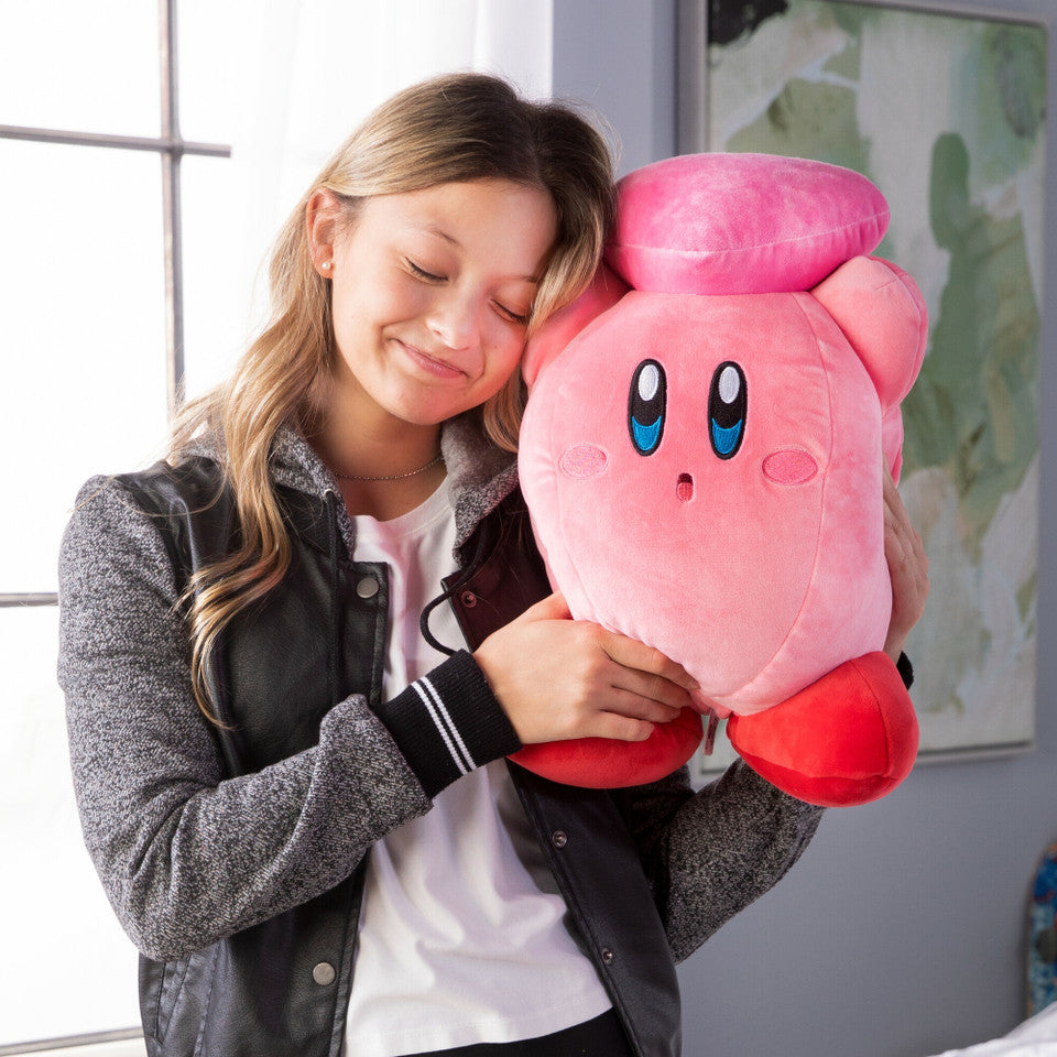 Club Mocchi-Mocchi - Kirby with Heart Mega Plush Toy, 15 inch