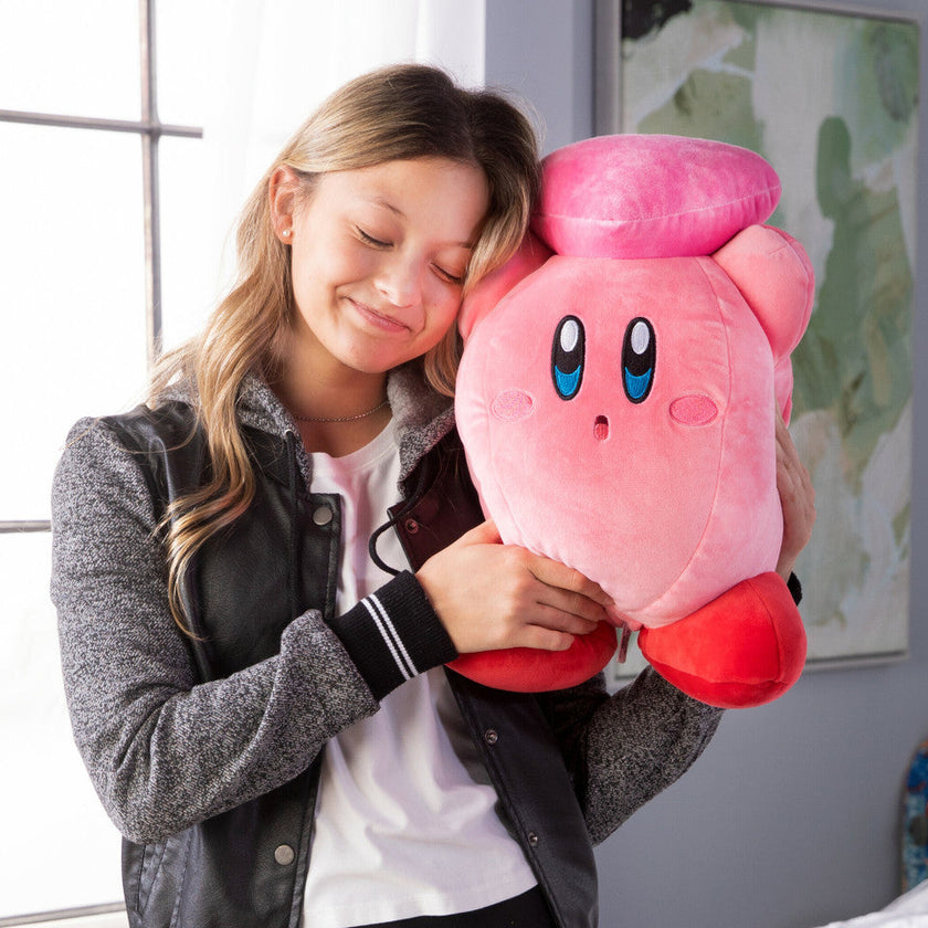 Club Mocchi-Mocchi - Kirby with Heart Mega Plush Toy, 15 inch