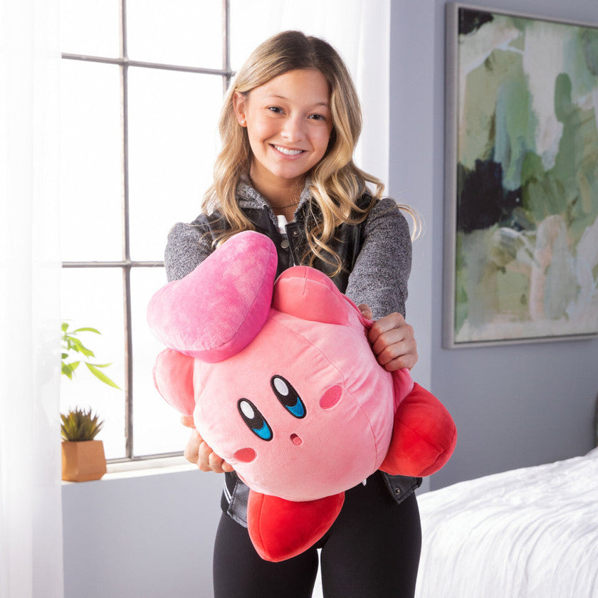 Club Mocchi-Mocchi - Kirby with Heart Mega Plush Toy, 15 inch