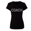 Coach Rhinestone Shirt – Sports Coach Sparkle Bling Tee | Blingdazzel
