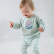 Baby/Kids' Bamboo Graphic Raglan Pullover | Ice Cream Dash On Seaglass