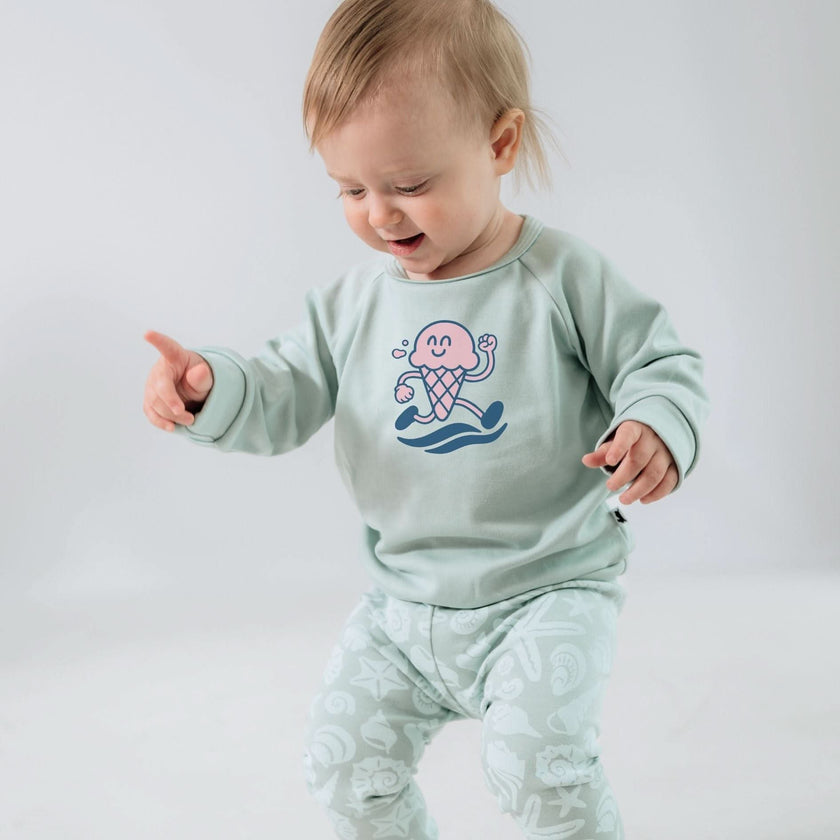 Baby/Kids' Bamboo Graphic Raglan Pullover | 