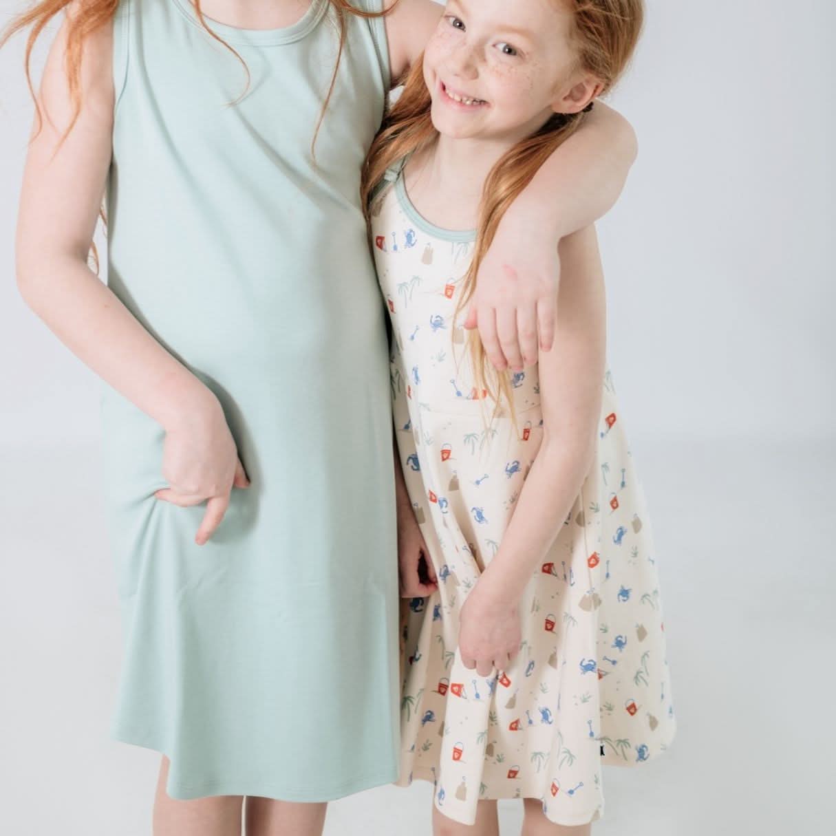 Kids' Bamboo Tank Shift Dress | Seaglass