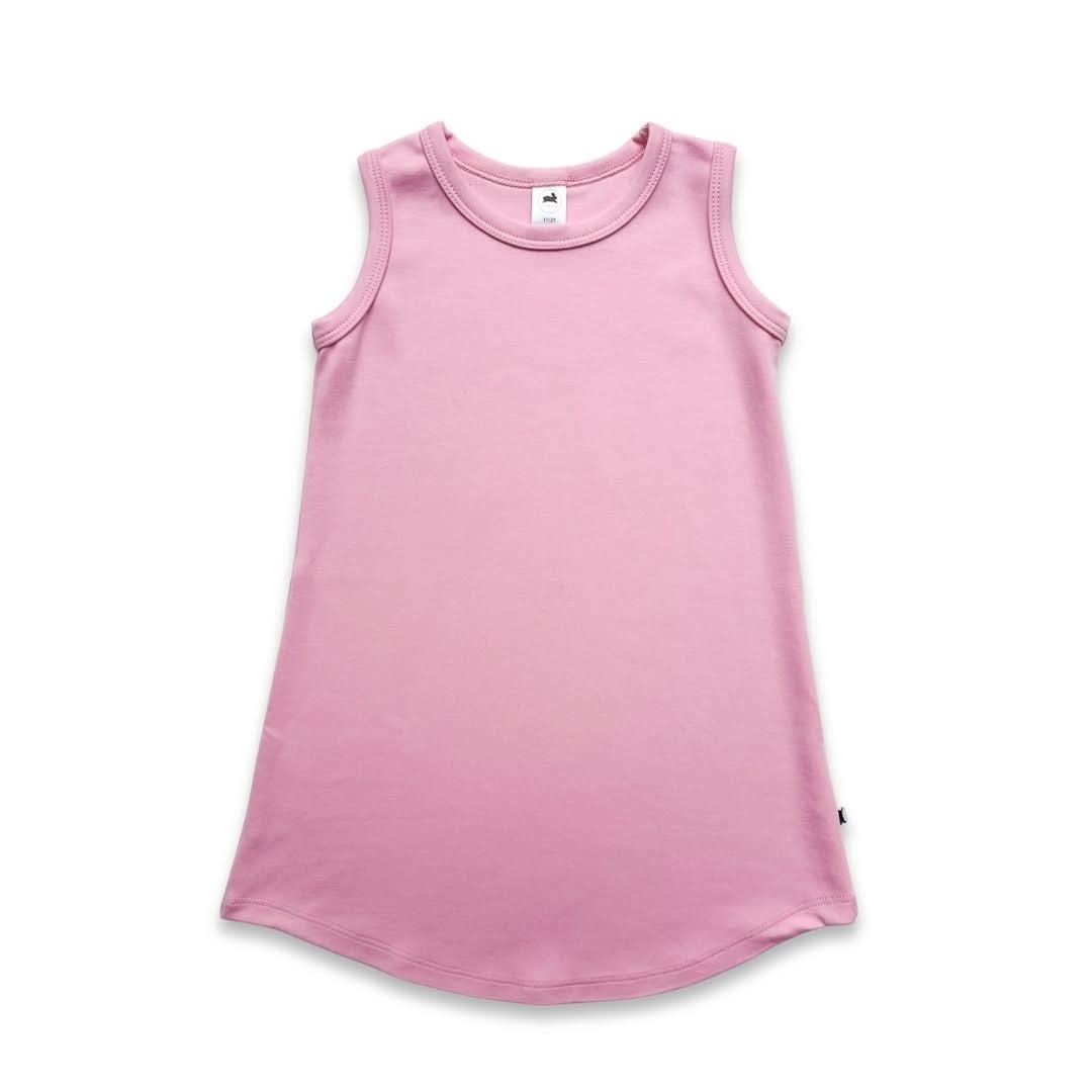Youth Bamboo Tank Shift Dress | Taffy Pink