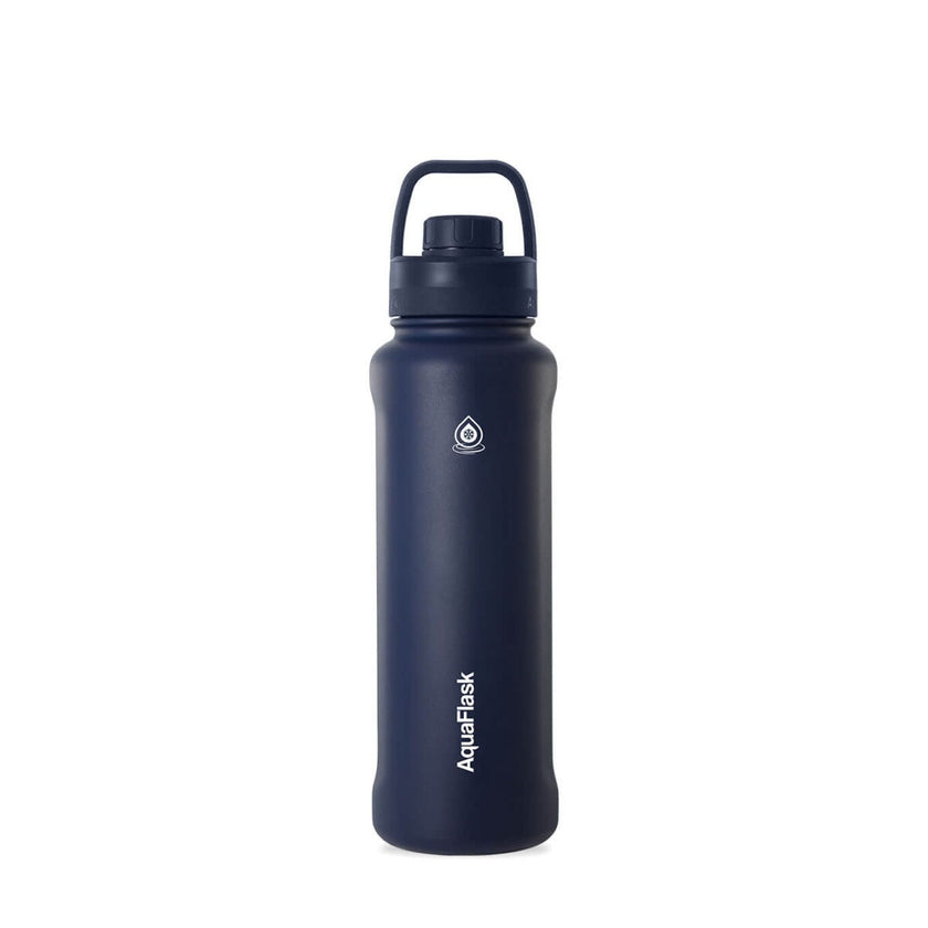 AquaFlask 1080ml (40oz) Stainless Steel Water Bottle with Sports Lid – Hot & Cold, Leakproof, BPA-Free