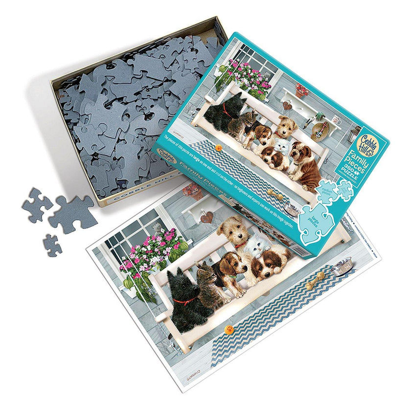 Cobble Hill - 3Porch Pals (350-Piece Puzzle)