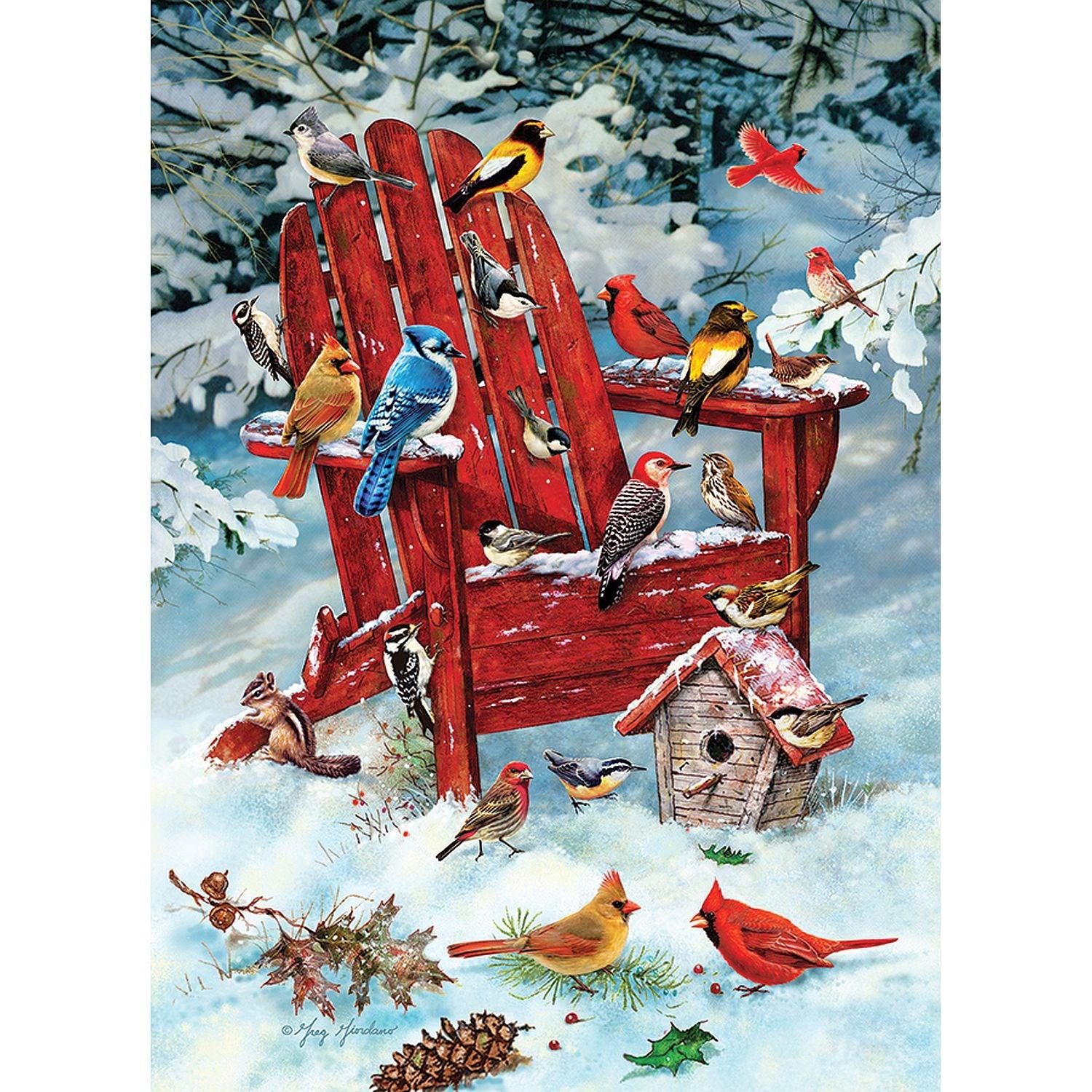 Cobble Hill - Adirondack Birds (1000-Piece Puzzle)