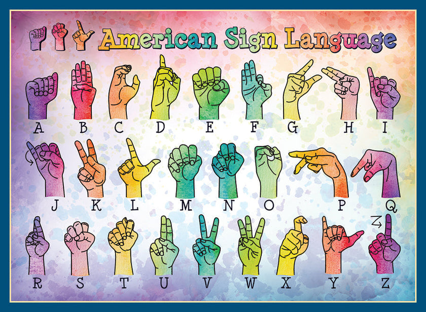 Cobble Hill - American Sign Language (500-Piece Puzzle)