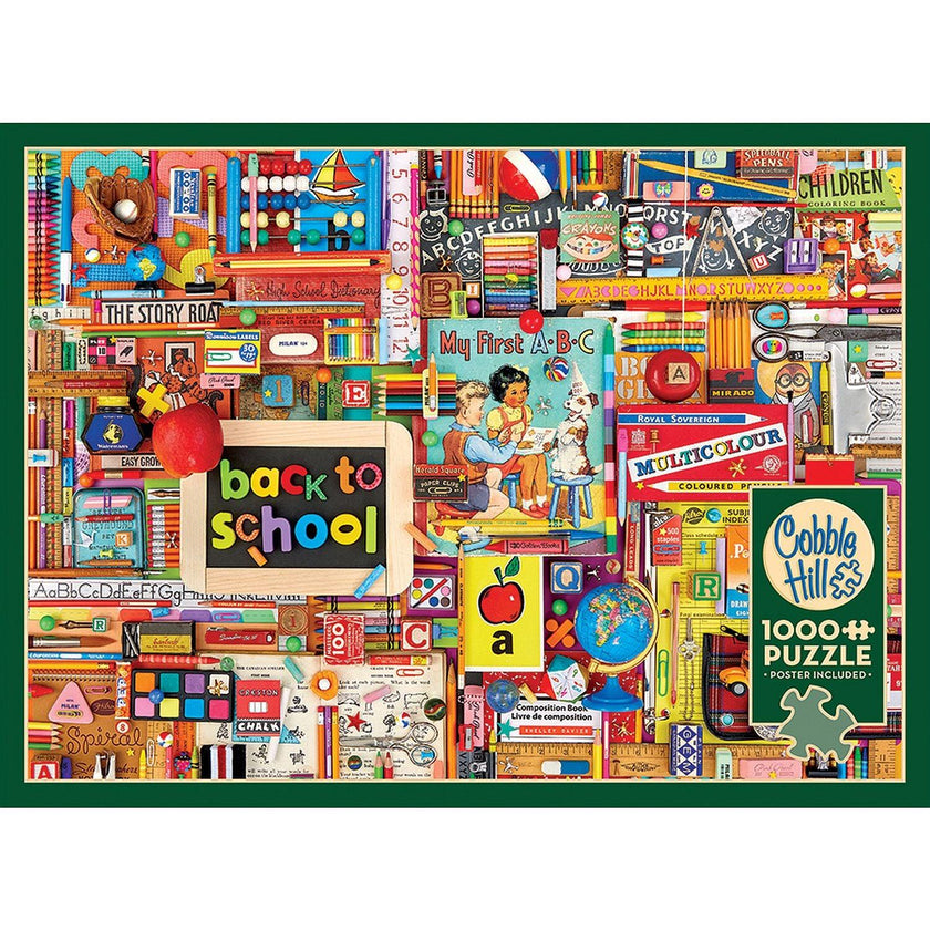 Cobble Hill - Retour à l'école (Jigsaw Puzzle 1000 pièces)
