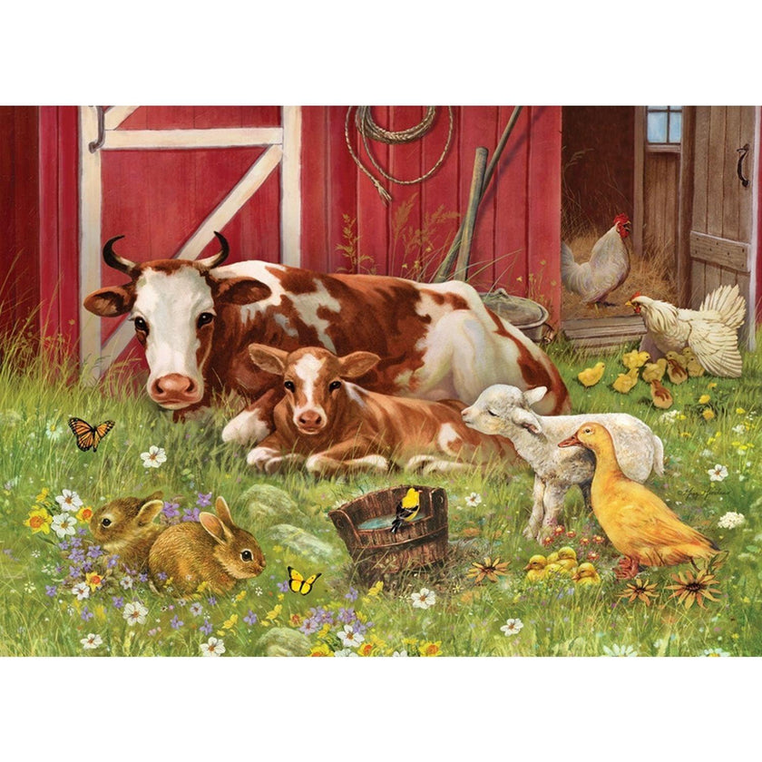 Cobble Hill - Barnyard Babies Family 350 Pieces