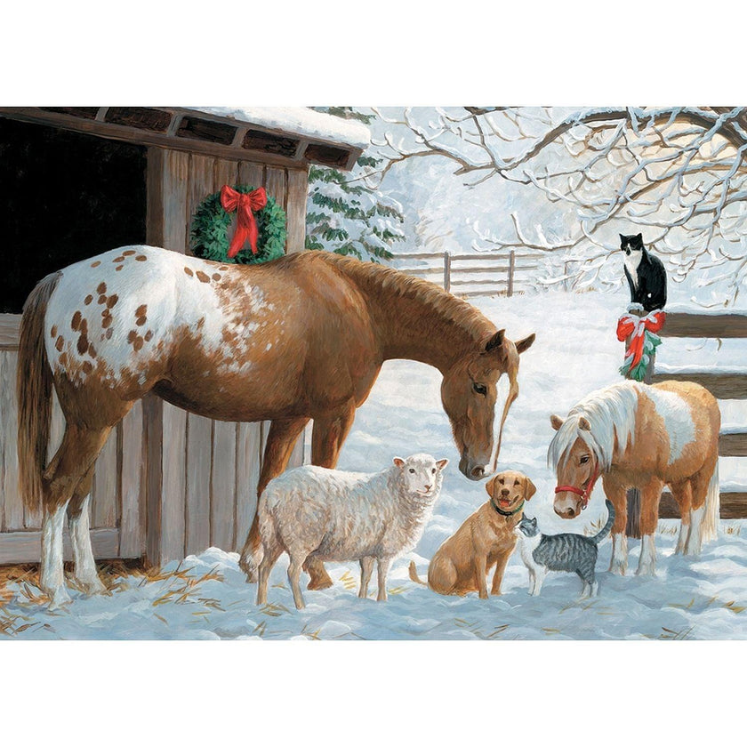 Cobble Hill - Barnyard Greetings (Puzzle Tray)