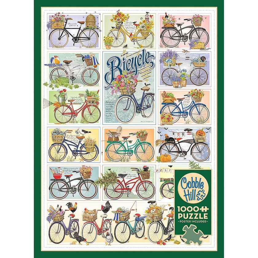 Cobble Hill - Bicycles (1000-Piece Puzzle)