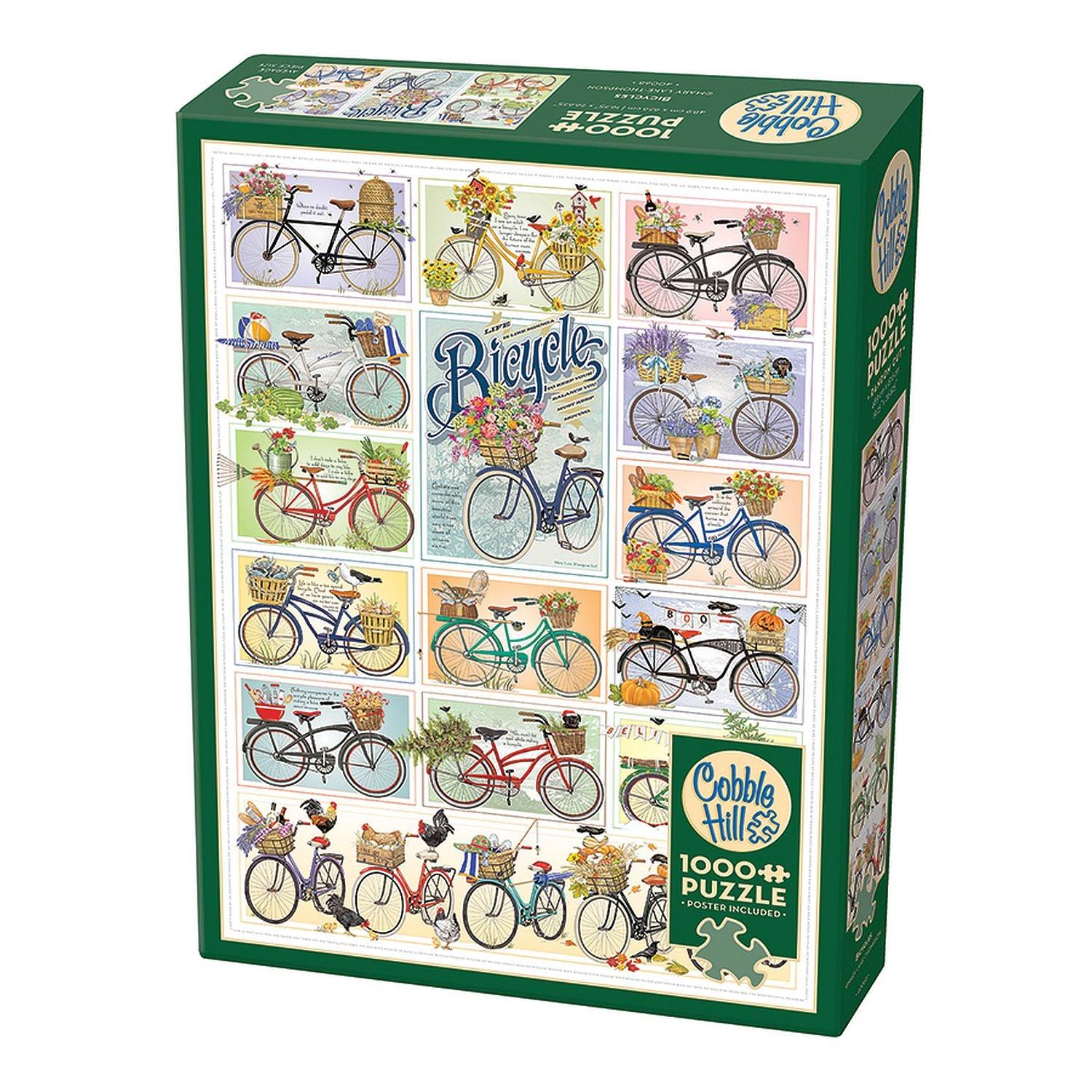 Cobble Hill - Bicycles (1000-Piece Puzzle)