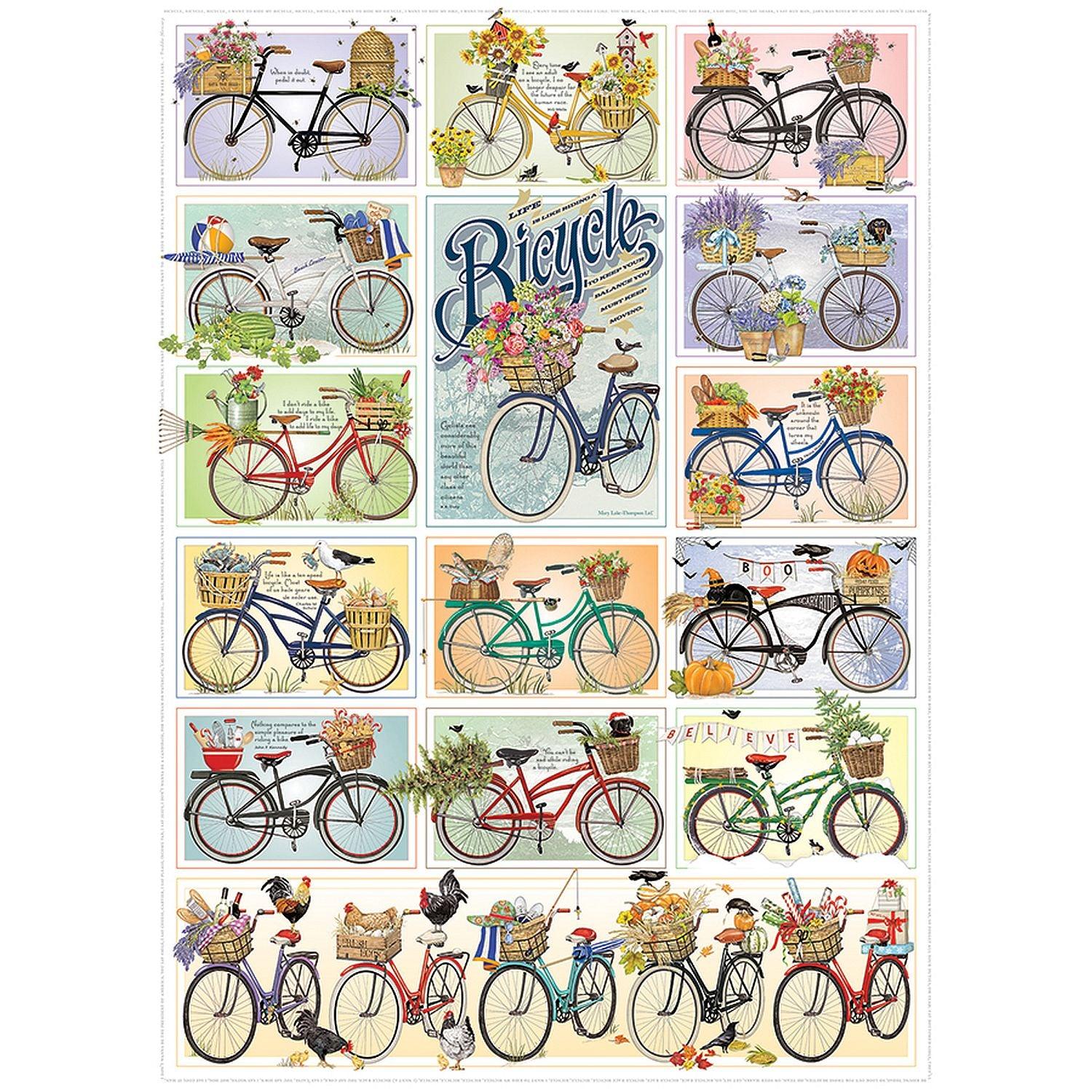 Cobble Hill - Bicycles (1000-Piece Puzzle)