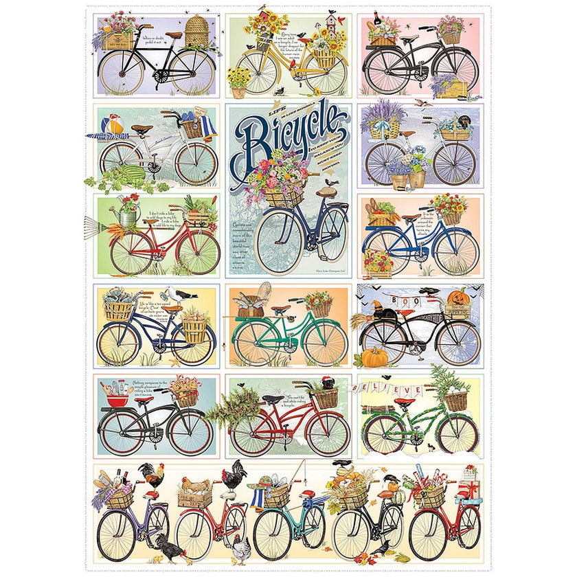 Cobble Hill - Bicycles (1000-Piece Puzzle)