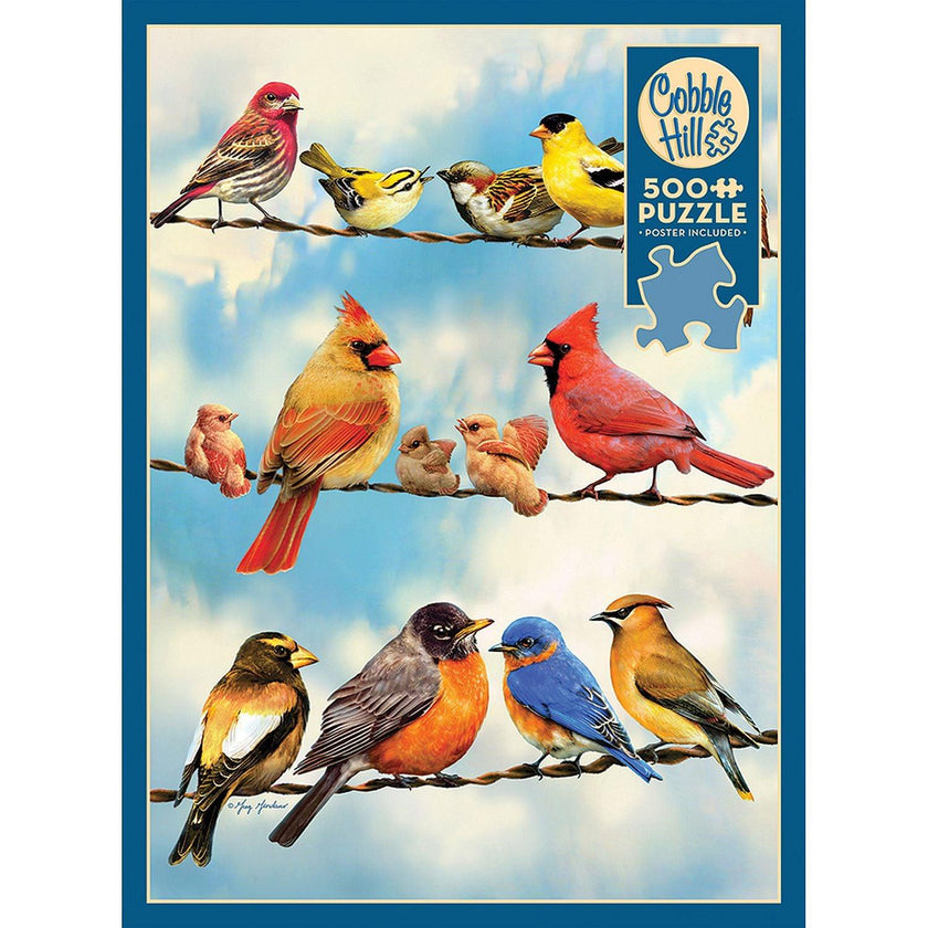 Cobble Hill - Birds On Wire (500-Piece Puzzle)