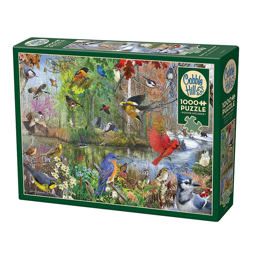 Cobble Hill - Oiseaux de la saison (Jigsaw Puzzle 1000 pièces)