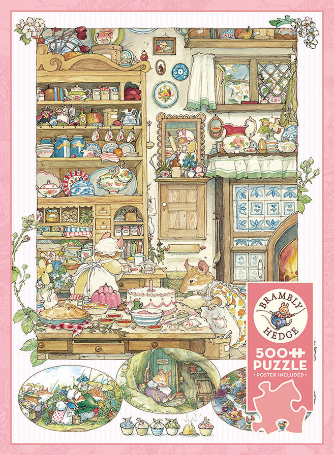 Cobble Hill - Brambly Hedge Picnic Preparations (500-Piece Puzzle)